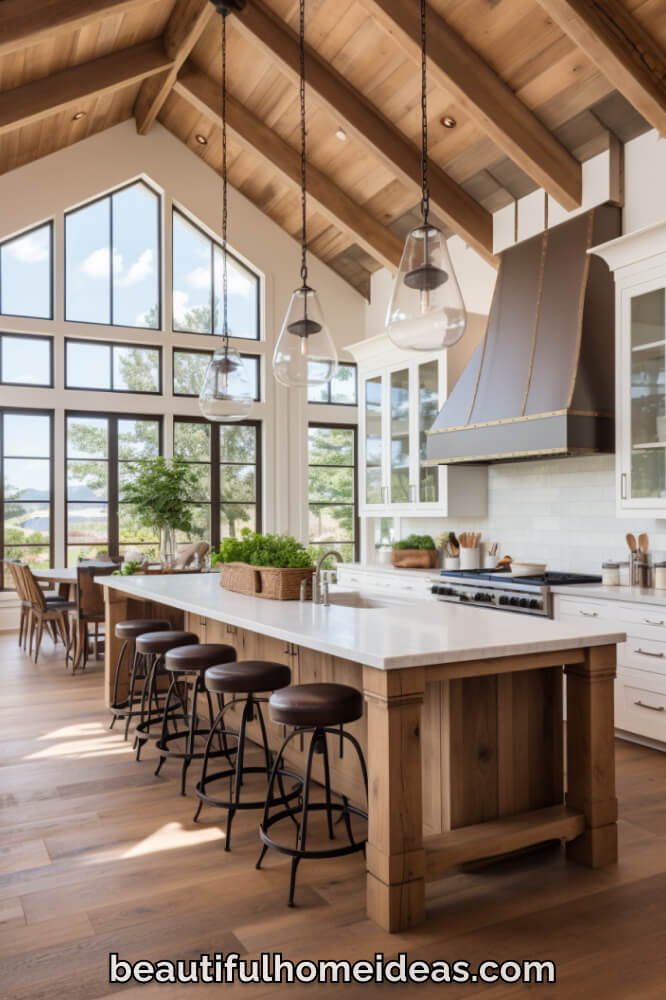 modern farmhouse kitchen