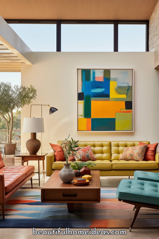 midcentury modern living room
