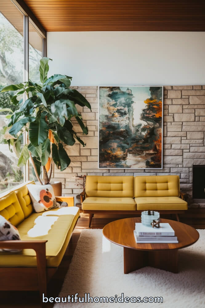 midcentury modern living room