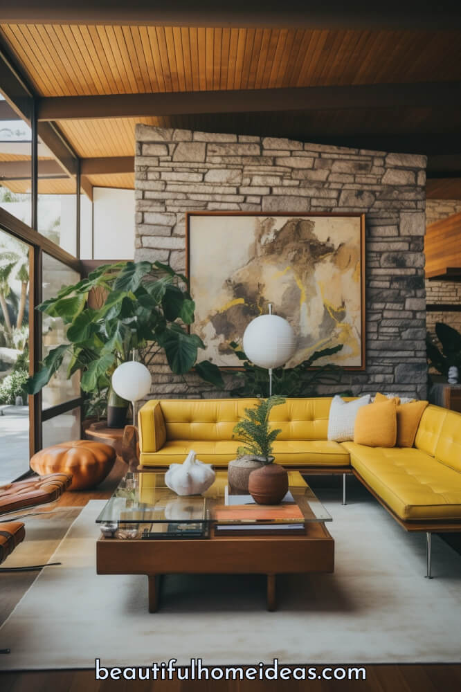 midcentury modern living room