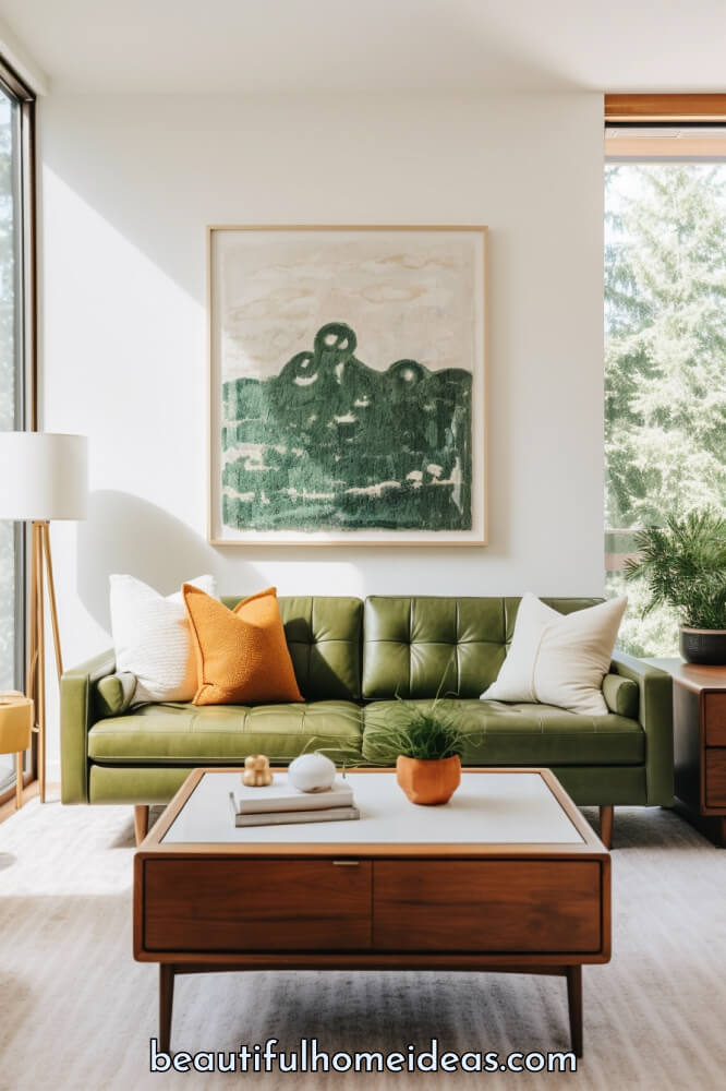midcentury modern living room