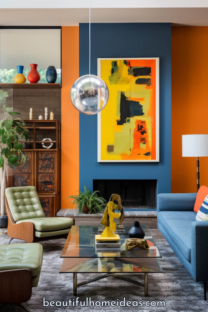midcentury modern living room