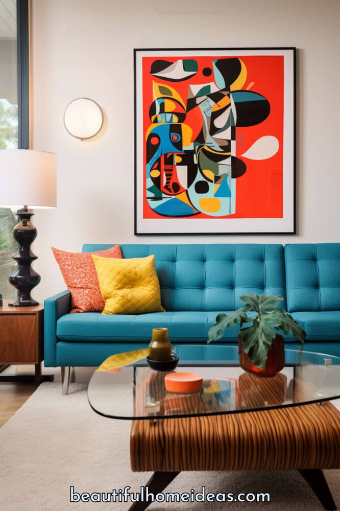 midcentury modern living room