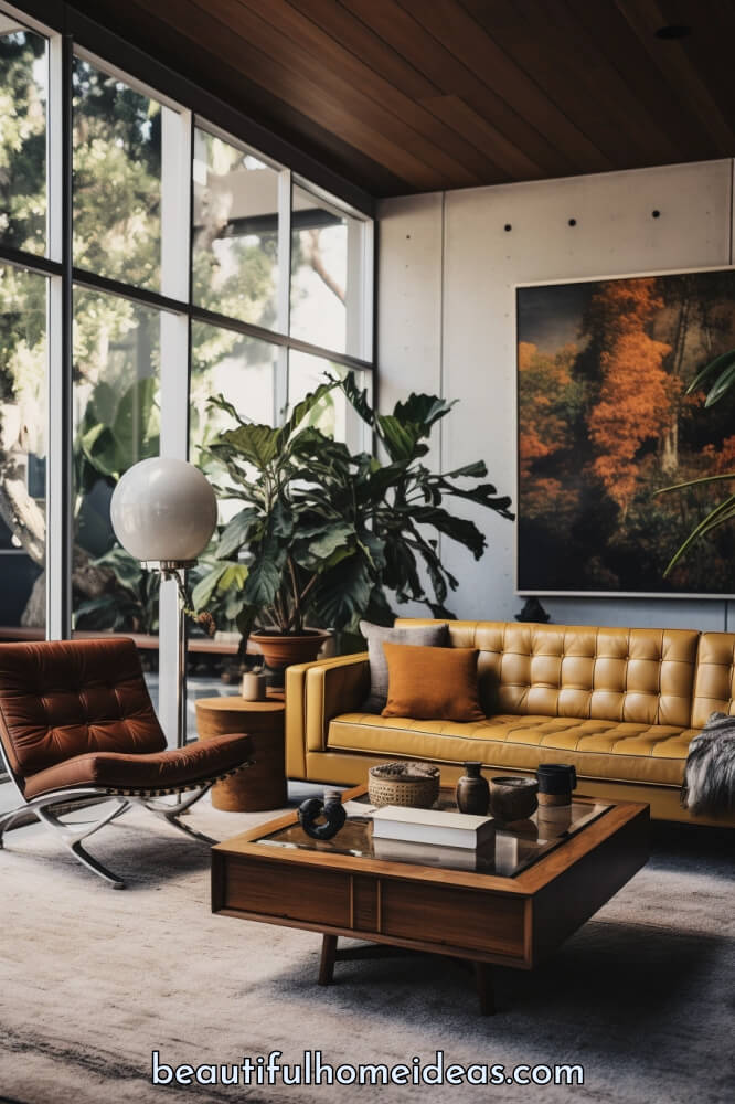 midcentury modern living room