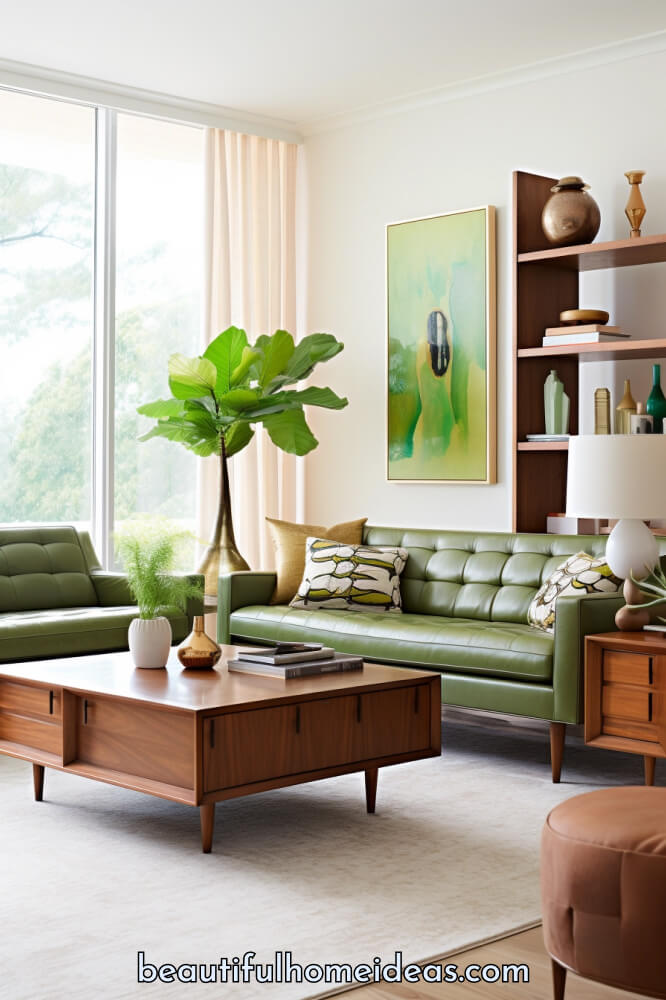 midcentury modern living room