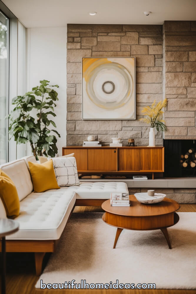 midcentury modern living room