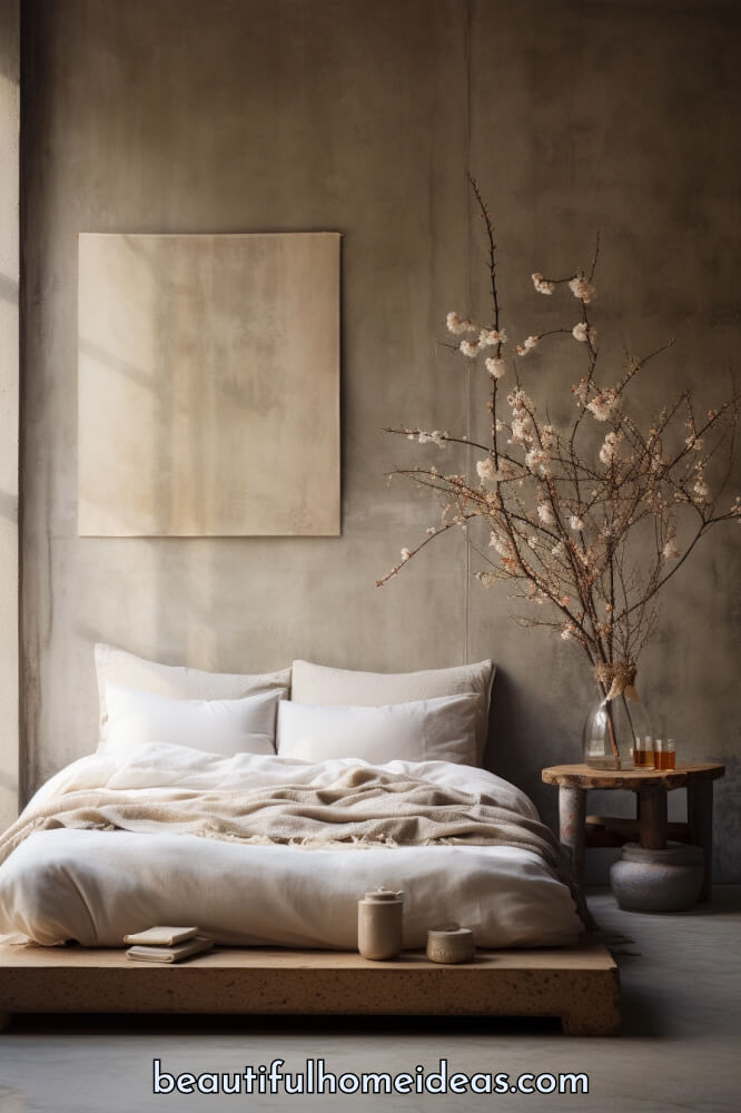wabi-sabi bedroom