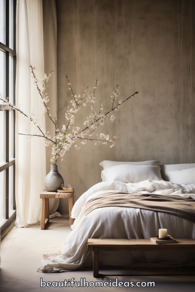 wabi-sabi bedroom