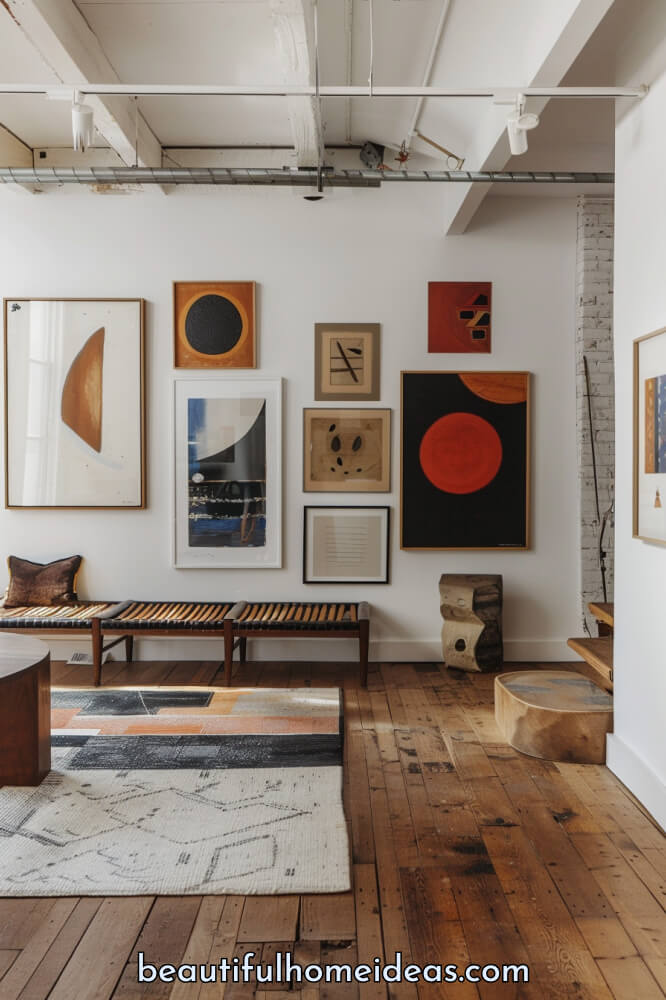 Living Room Gallery Wall Ideas