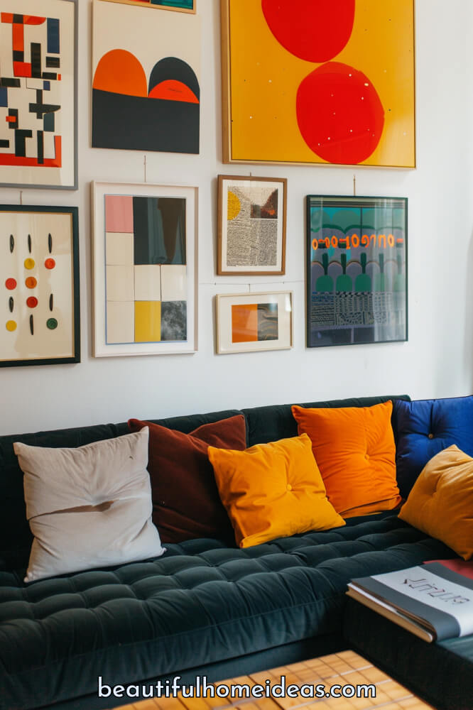 Living Room Gallery Wall Ideas
