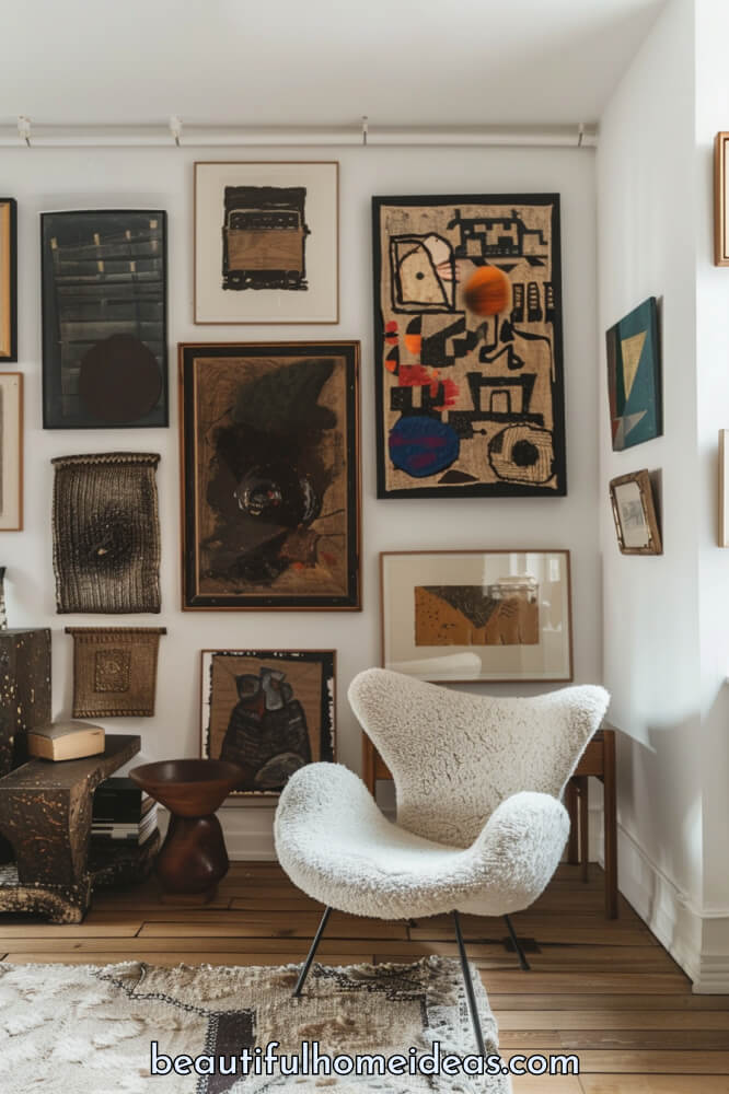 Living Room Gallery Wall Ideas
