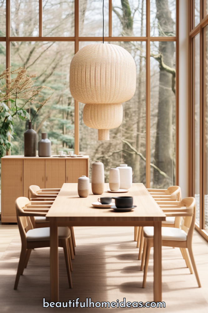 Japandi Dining Room Design Ideas