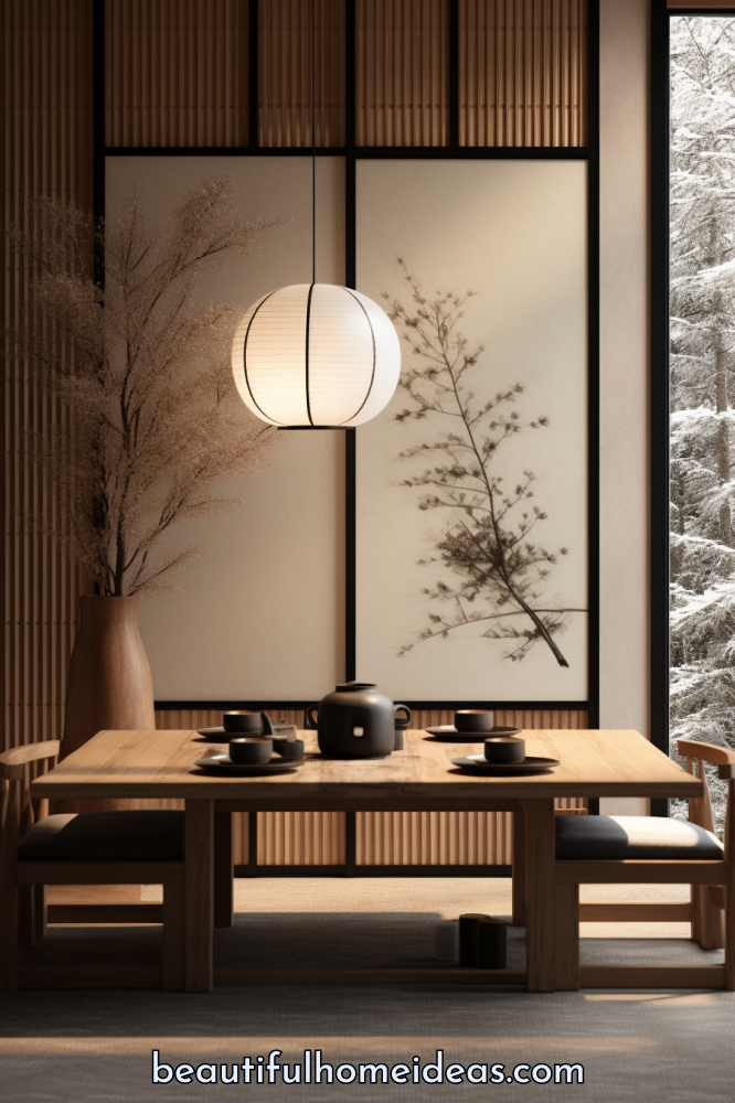 Japandi Dining Room Design Ideas