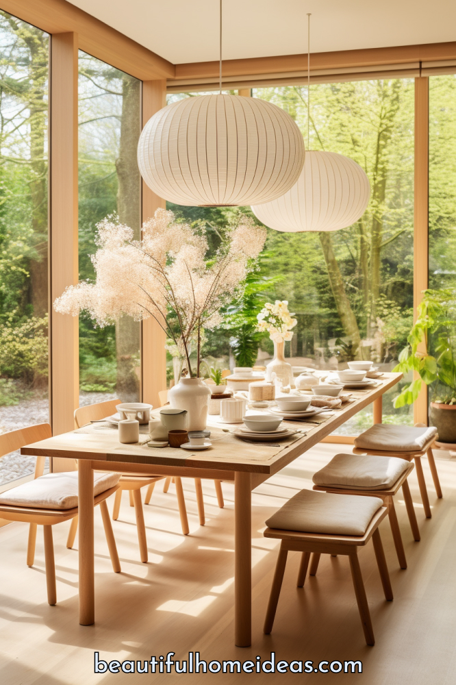 Japandi Dining Room Design Ideas