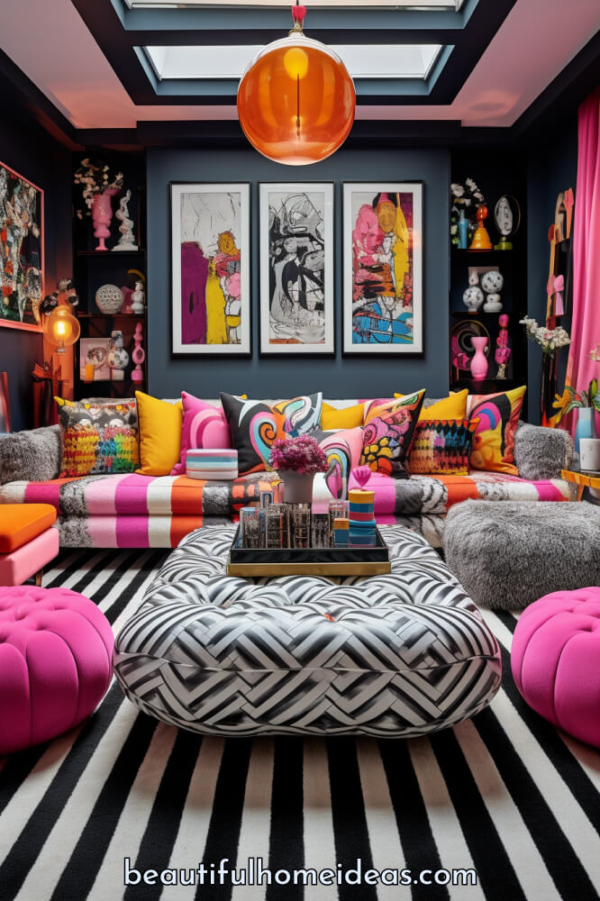 Maximalist Living Room Idea
