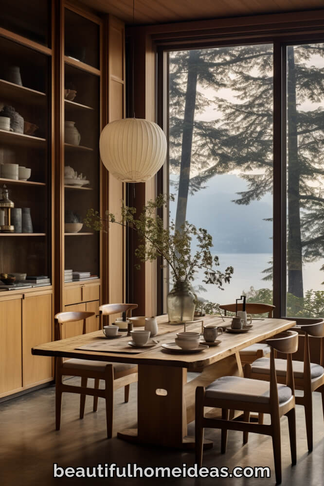 wabi-sabi dining room ideas