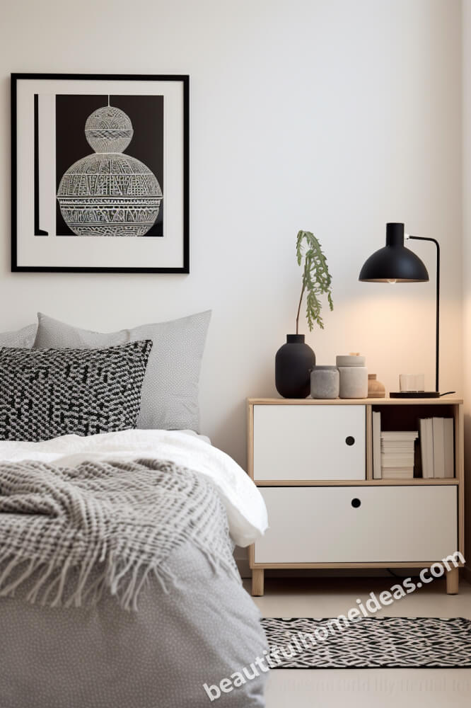 black and white bedroom design ideas