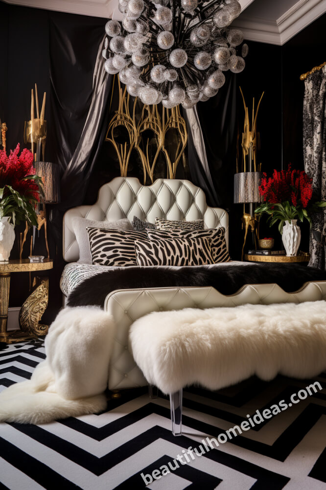 black and white bedroom design ideas