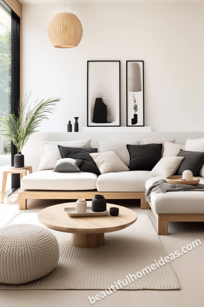 black and white living room ideas