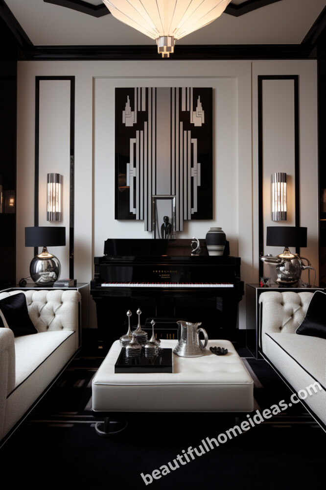 black and white living room ideas