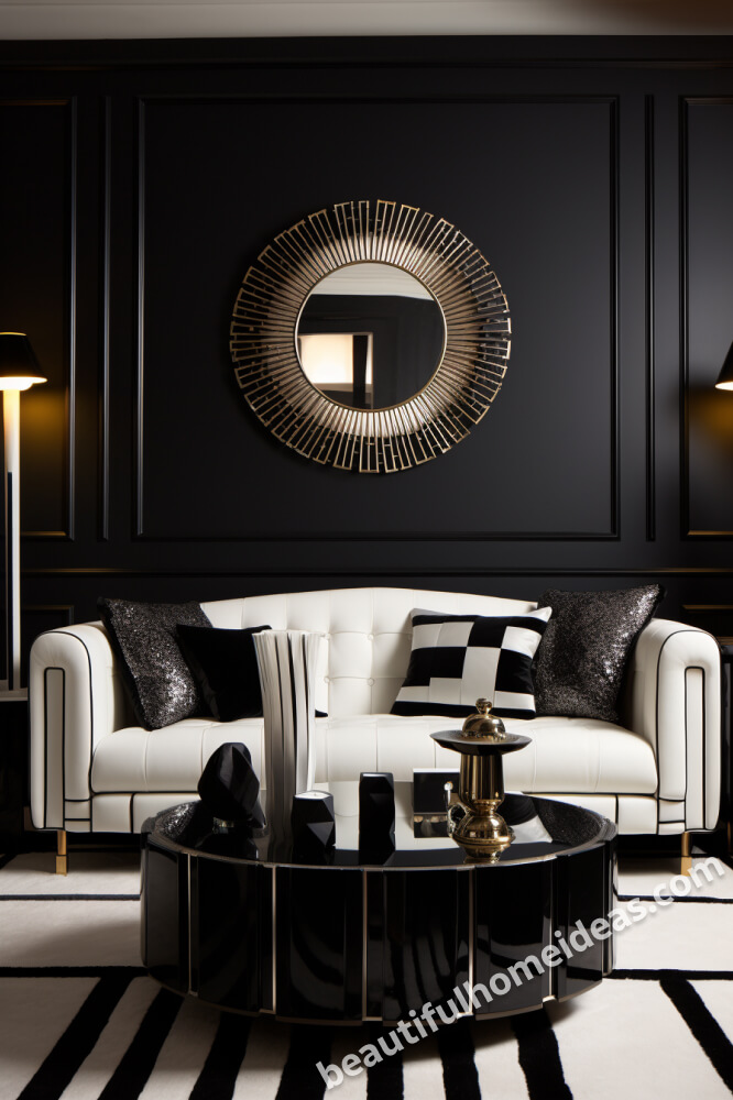 black and white living room ideas