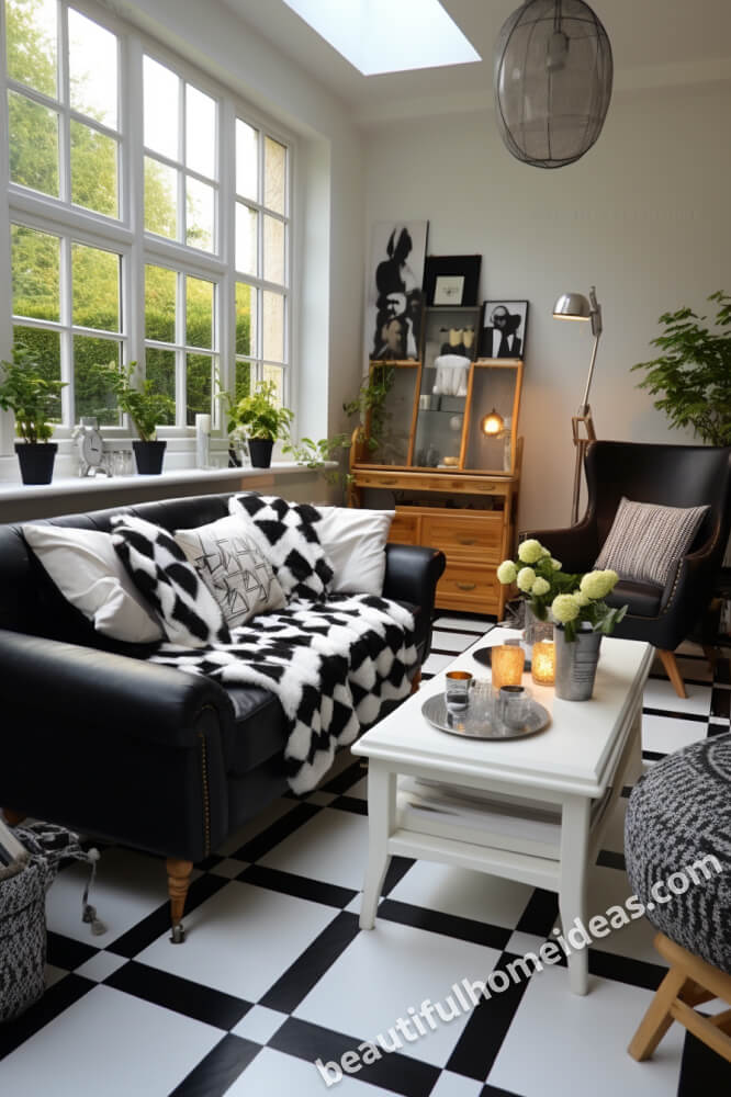 black and white living room ideas