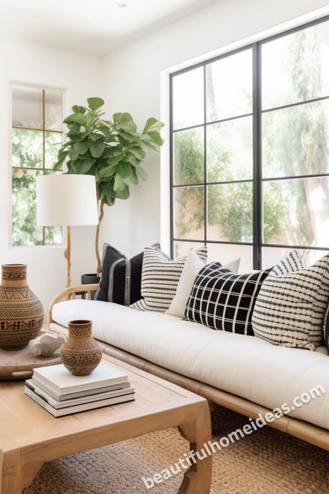black and white living room ideas