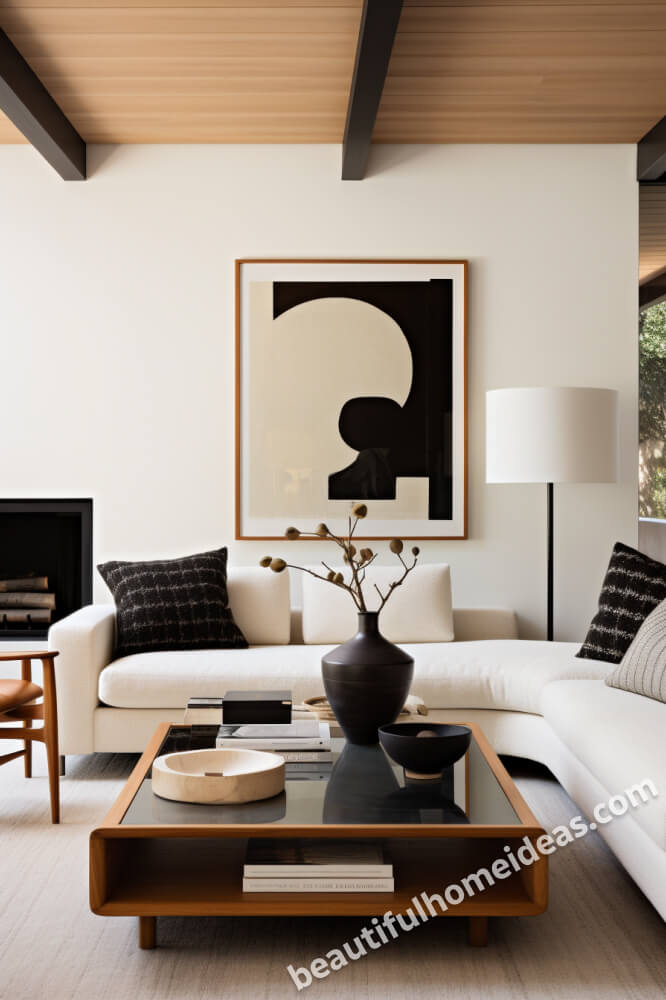 black and white living room ideas