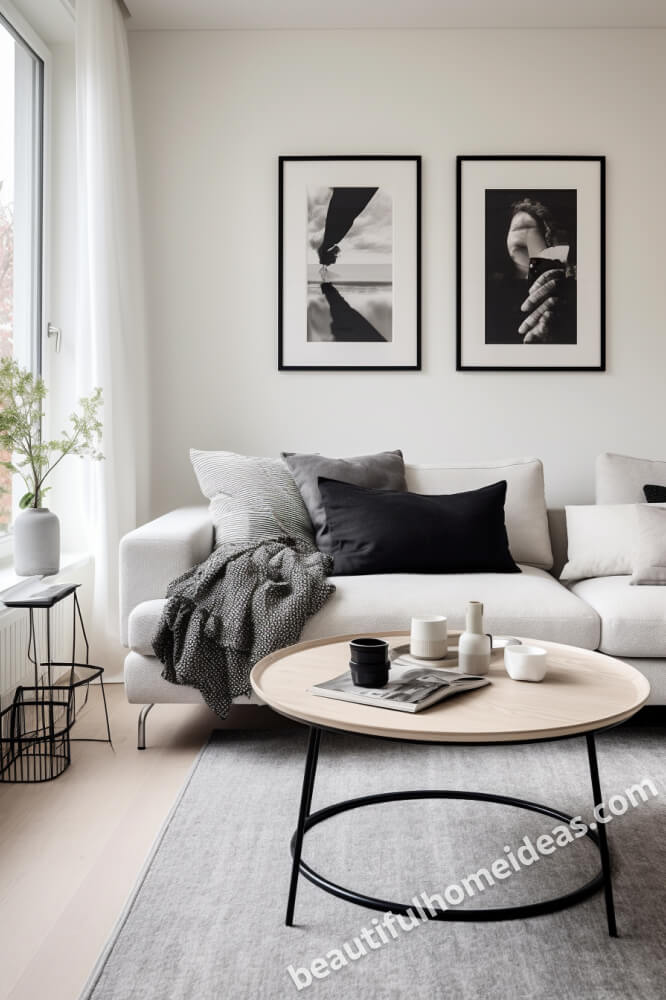black and white living room ideas