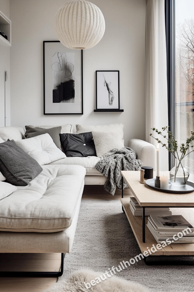 black and white living room ideas