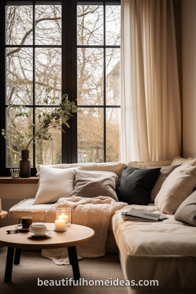 cozy japandi living room design ideas