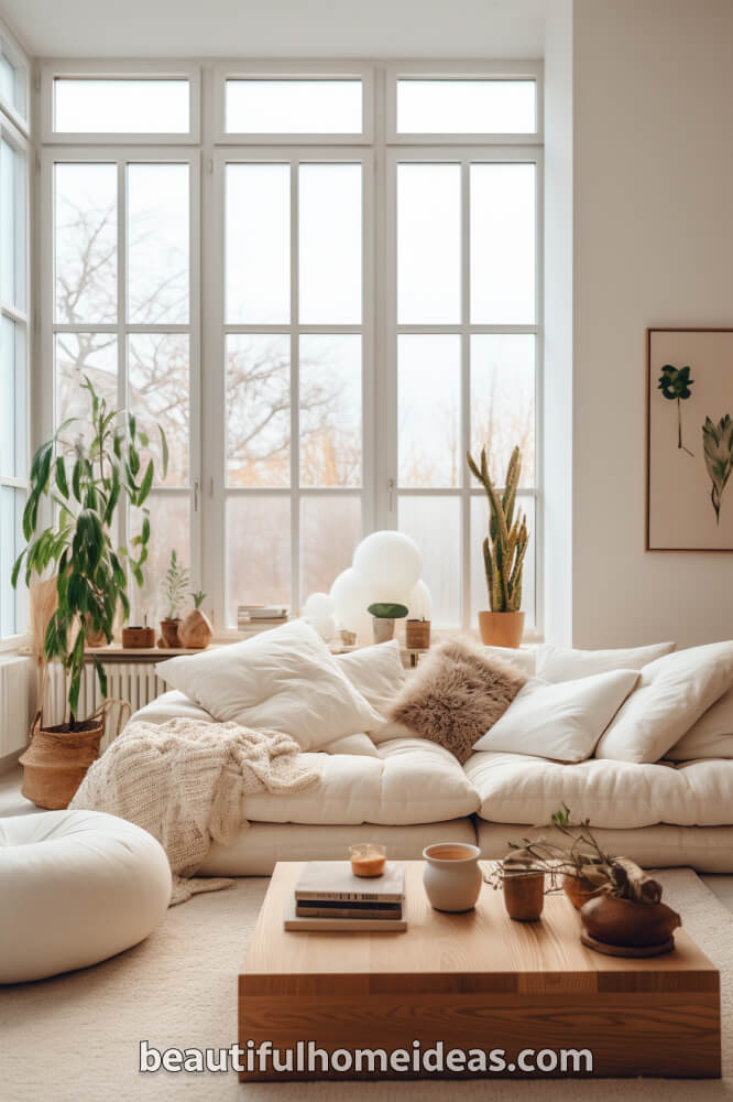 cozy japandi living room design ideas