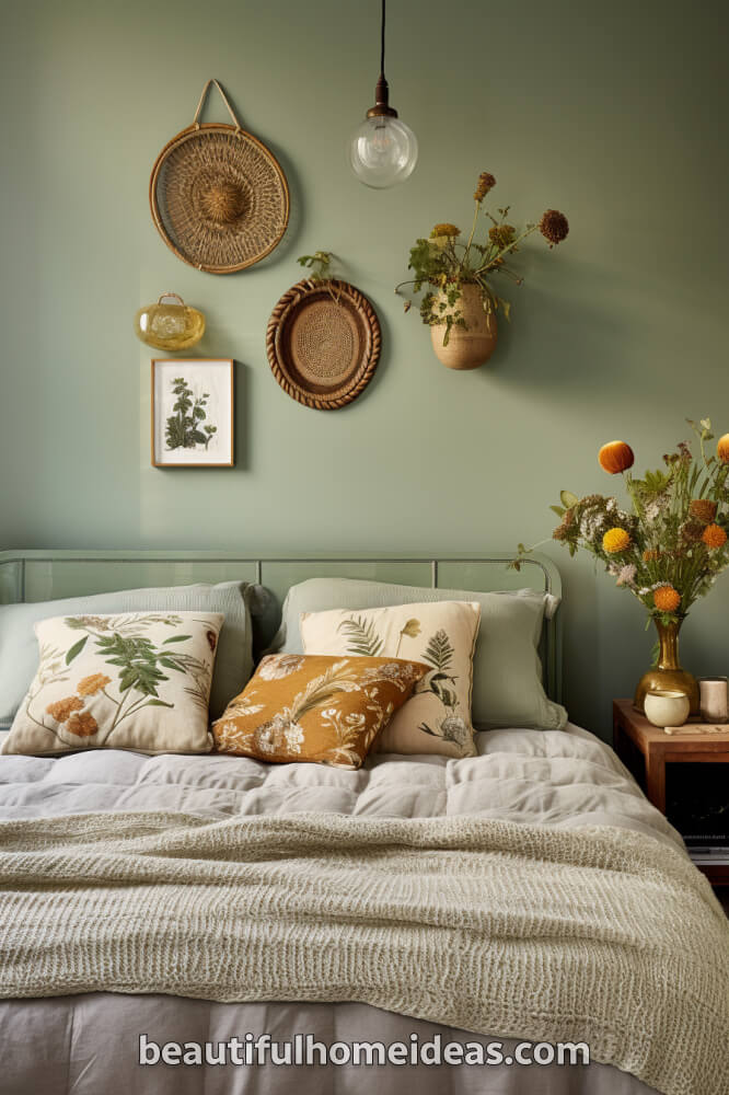 sage green bedroom design