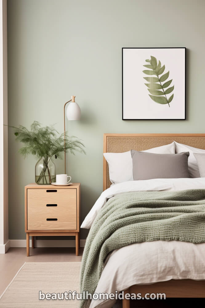 sage green bedroom design