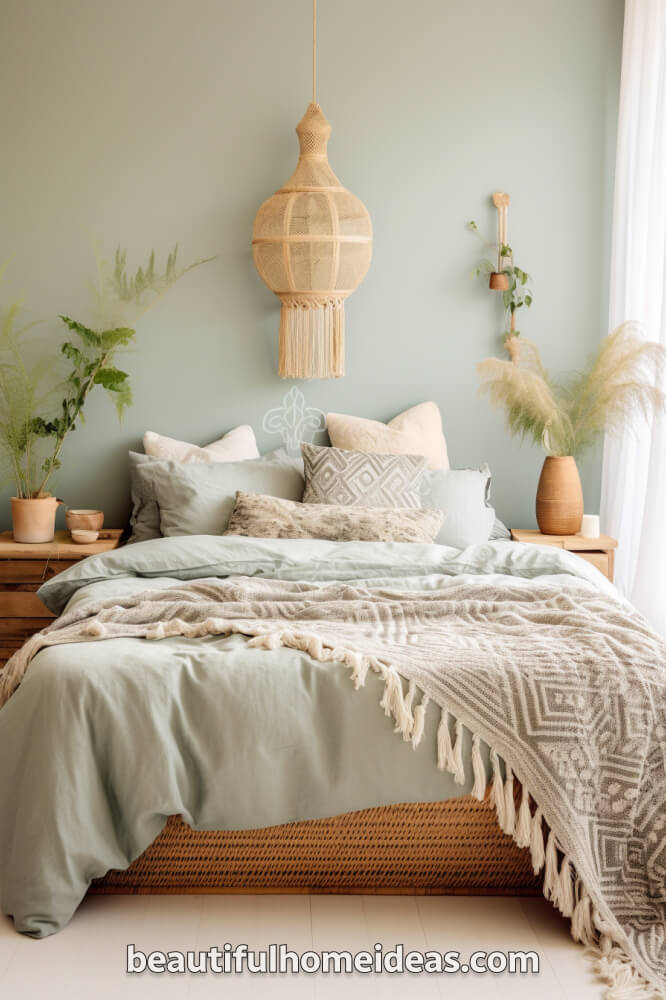 sage green bedroom design