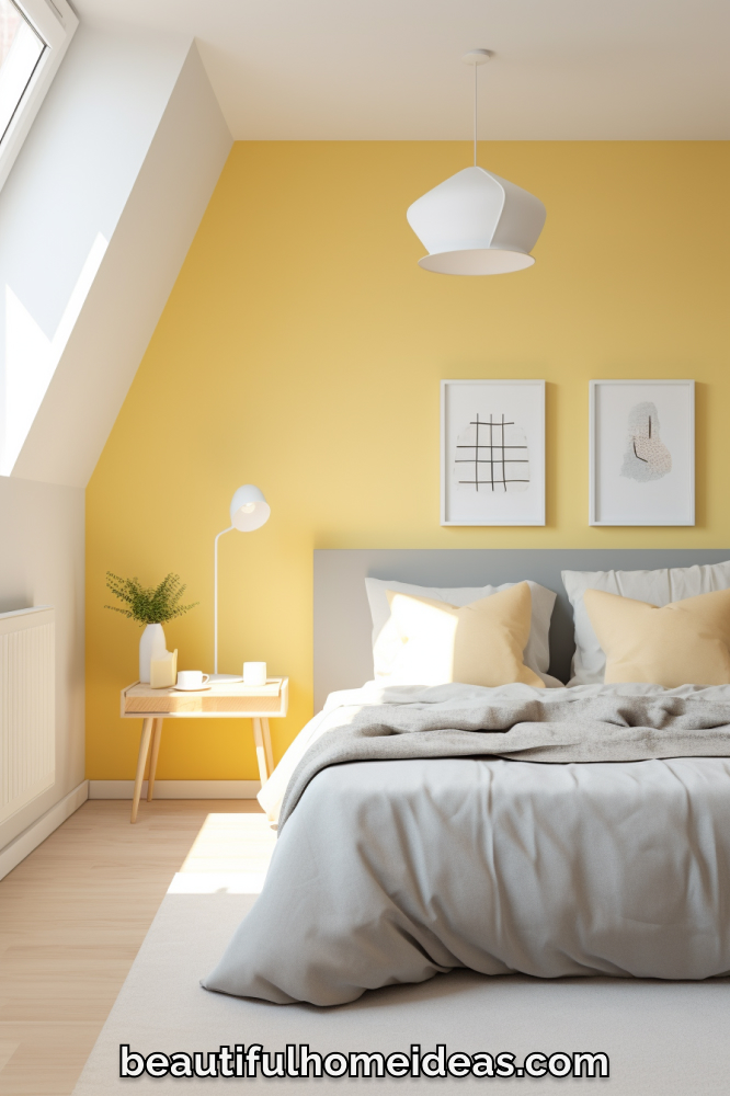 yellow bedroom design ideas