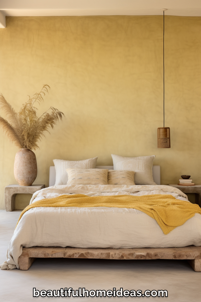 yellow bedroom design ideas