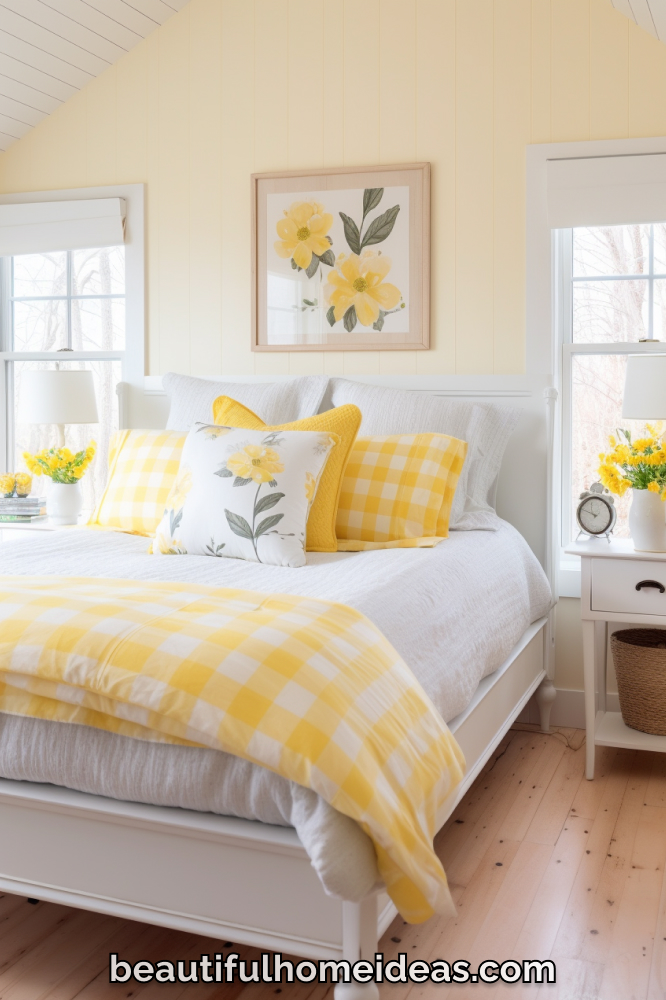 yellow bedroom design ideas