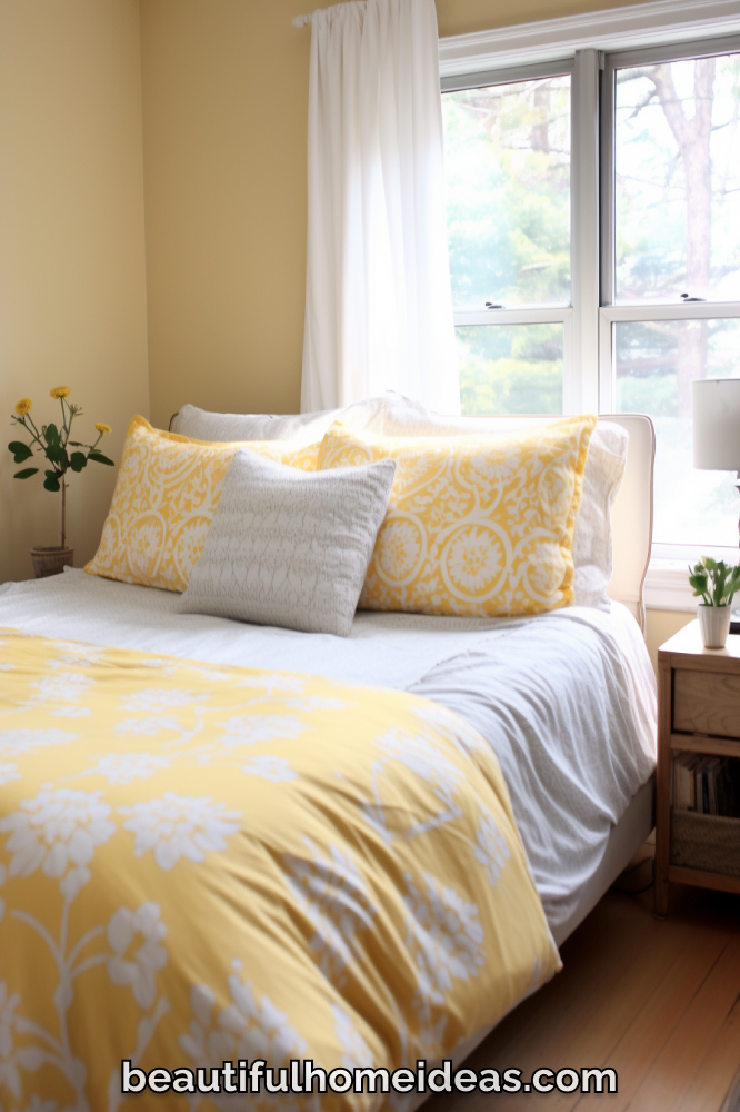yellow bedroom design ideas