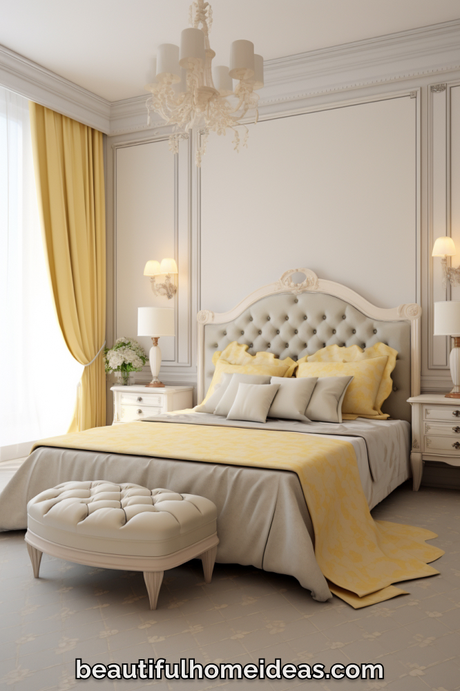 yellow bedroom design ideas