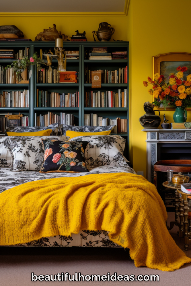 yellow bedroom design ideas