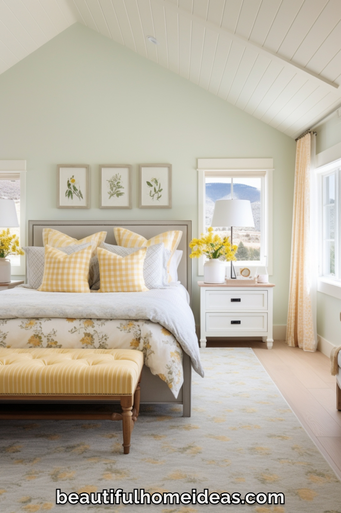 yellow bedroom design ideas